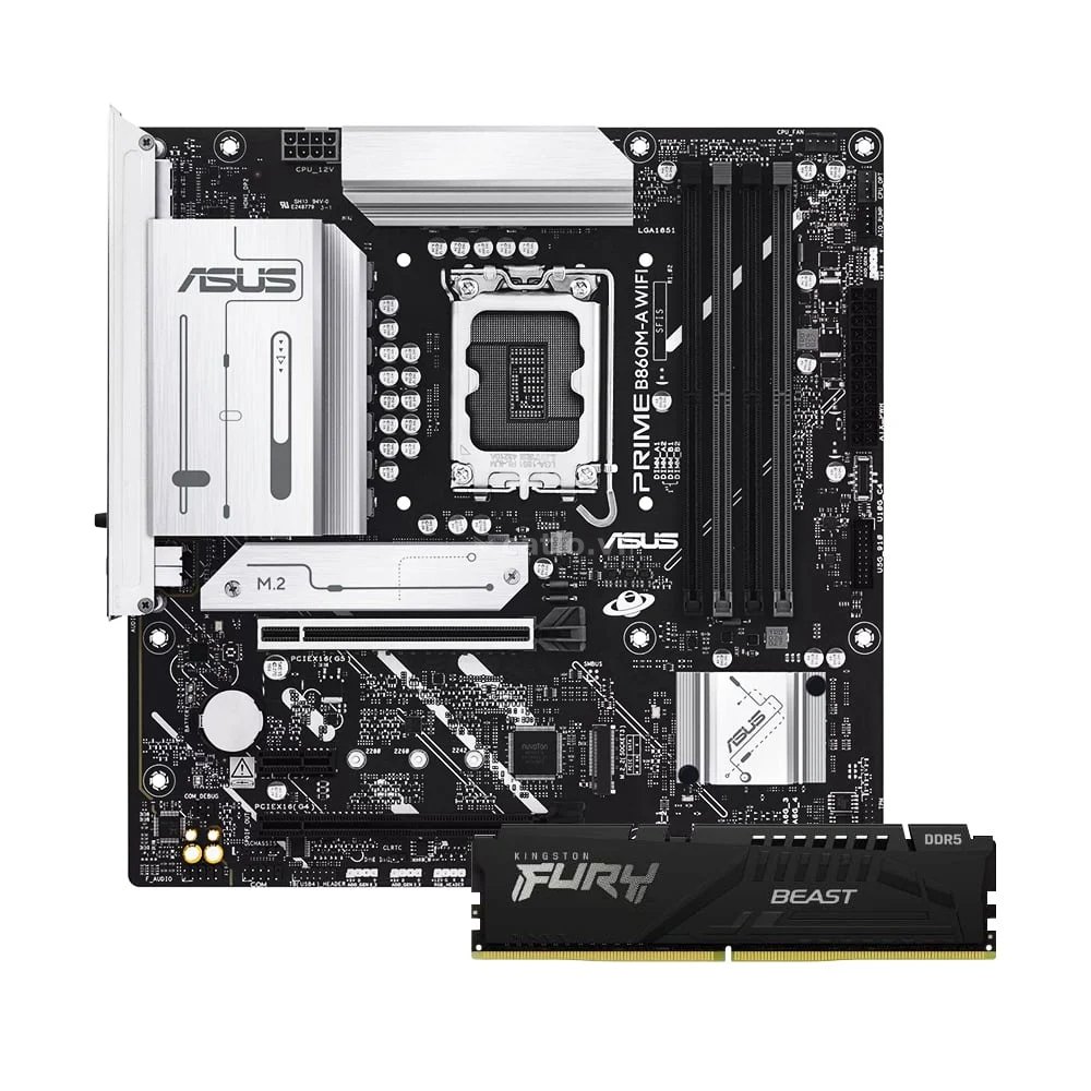 COMBO RAM 5 32G KINGSTON - MAIN B860M ASUS – ảnh 1