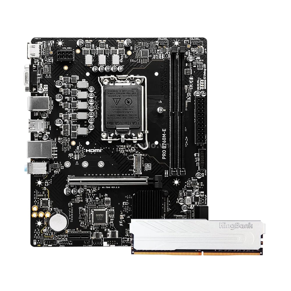 COMBO RAM 5 16G KINGBANK - MAIN B760 MSI – ảnh 1