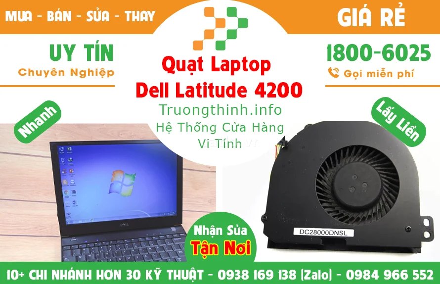 Quạt Laptop Dell Latitude 4200 – ảnh 1