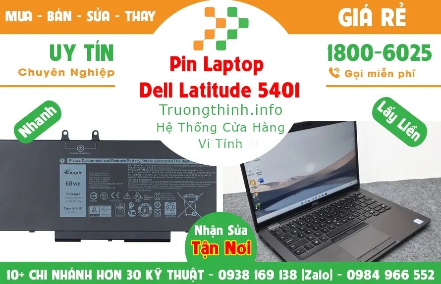 Pin Laptop Dell Latitude 5401 – ảnh 1
