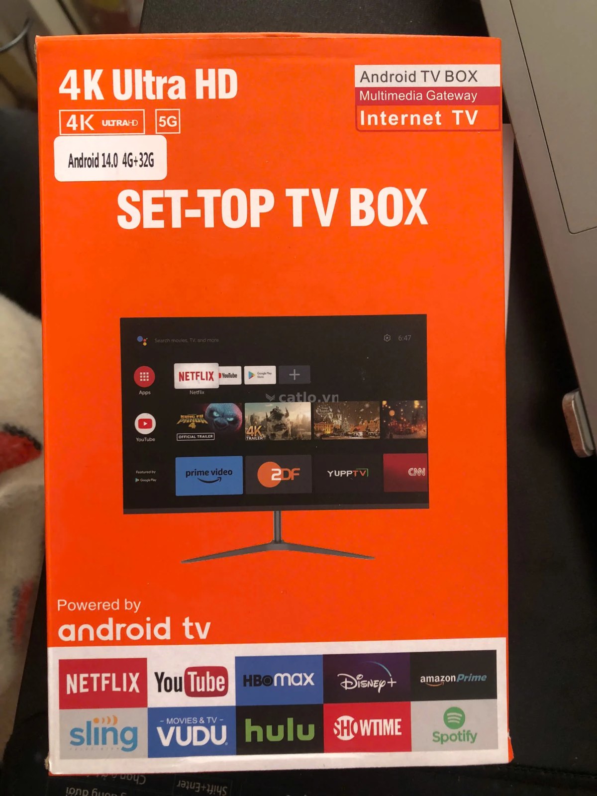 Box TV Android 14.0 4G + 32GB 4K Ultra HD – ảnh 1