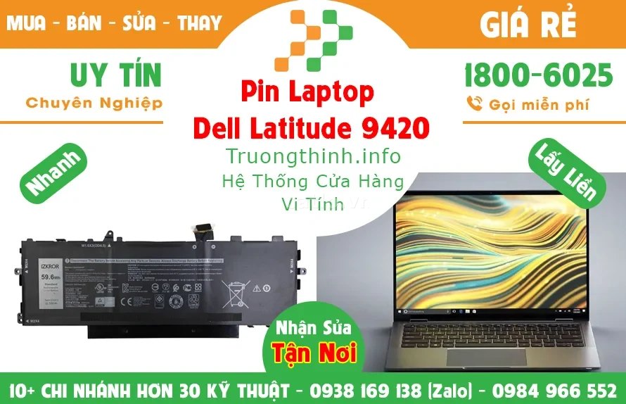Pin Laptop Dell Latitude 9420 – ảnh 1