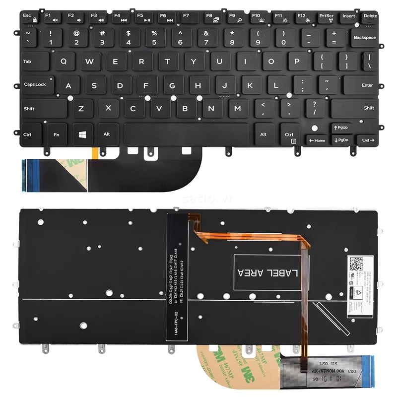 Bàn phím laptop Dell Inspiron 13 7347, 7348, 7352, 7353, 7359, 7547, 7548, XPS 13 9343, 9350, 9360… – ảnh 1