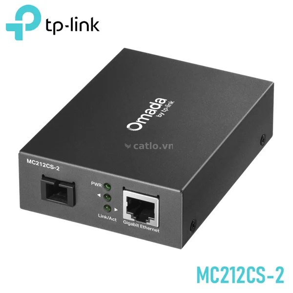 Media Converter quang 2KM TP-Link Omada Gigabit WDM MC212CS-2 ( B ) – ảnh 1