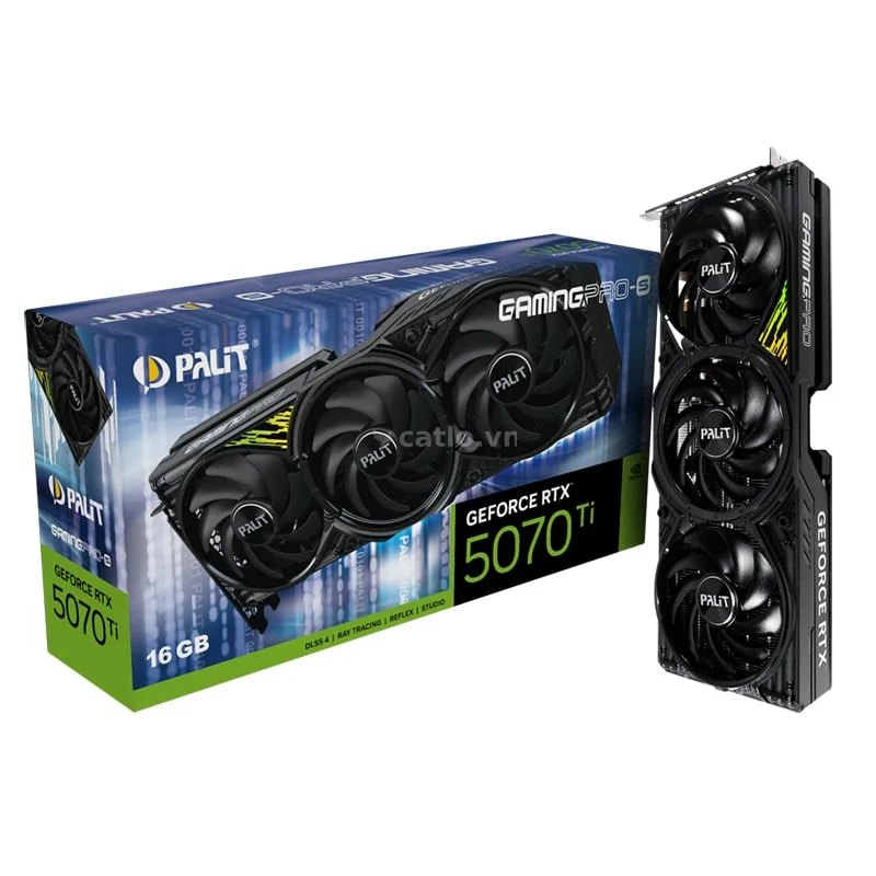 Card màn hình NVIDIA GeForce RTX 5070 Ti Palit GamingPro-S | 16GB GDDR7, 8960 CUDA – ảnh 1
