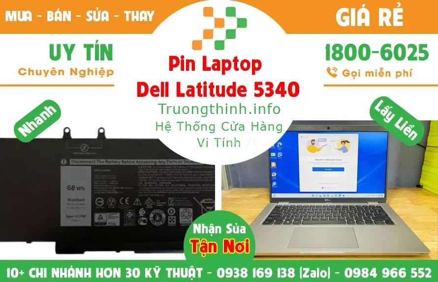 Pin Laptop Dell Latitude 5340 – ảnh 1