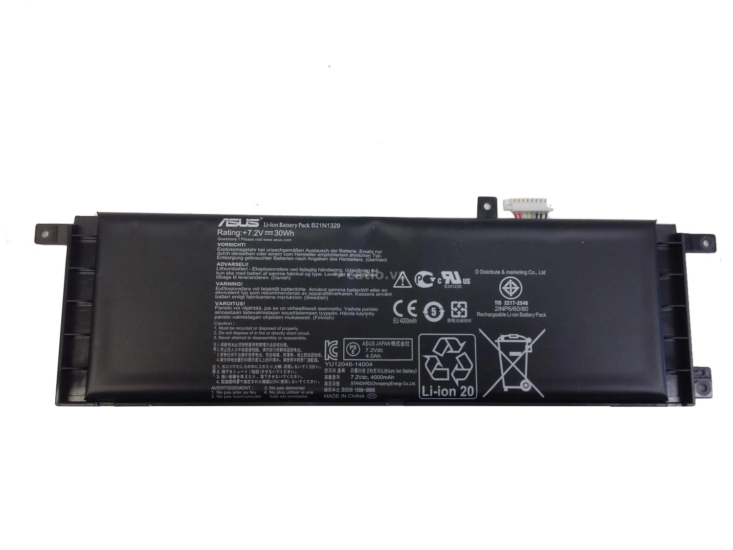 Pin laptop Asus X453 X553 D553M F553M P553 – C21N1329 (2 cell) – ảnh 1