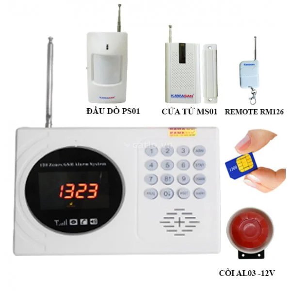 Bộ báo trộm dùng sim KAWA 260B-Sim – ảnh 1