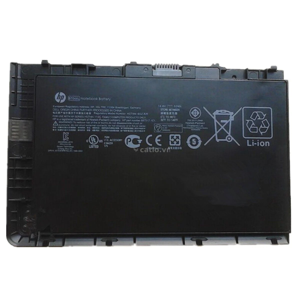 Pin laptop Hp EliteBook Folio 9470M 9480M ,BA06 BT04 BT04XL H4Q47AA H4Q48A – 9470M (ZIN)… – ảnh 1