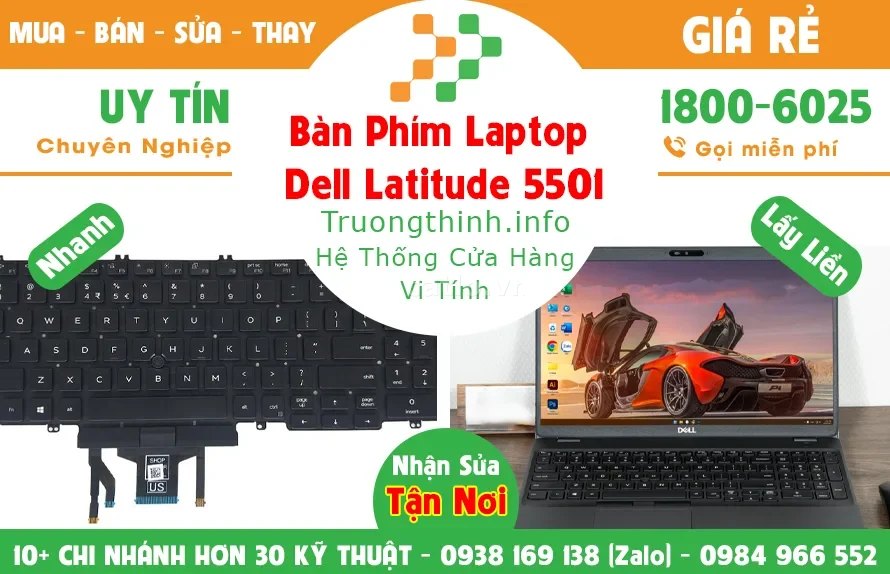 Bàn Phím Laptop Dell Latitude 5501 – ảnh 1