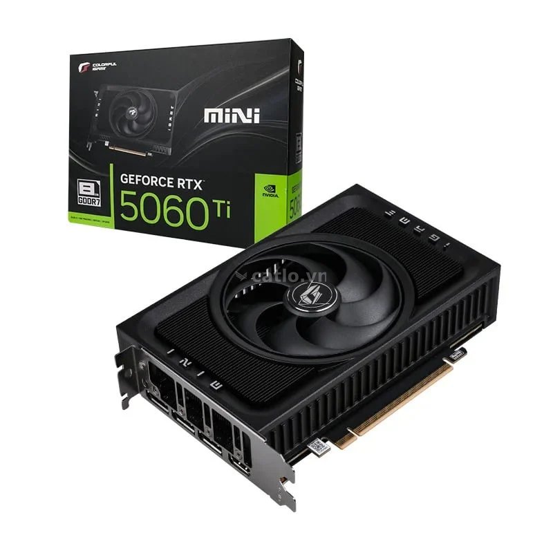 Card màn hình NVIDIA GeForce RTX 5060 Ti Colorful iGame Mini OC 8GB-V | 8GB GDDR7, 4608 CUDA, 1… – ảnh 1