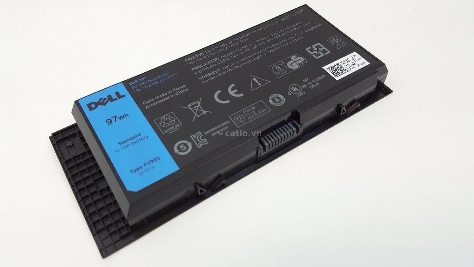 Pin laptop Dell Precision M4600 M4700 M4800 M6600 M6700 M6800 – FV993 (9 cell) – ảnh 1