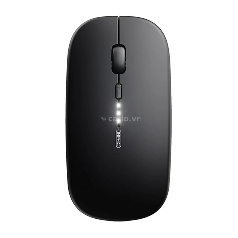 Chuột văn phòng INPHIC M1P Chính Hãng | Wireless, 1600 DPI, 73g, Đen – ảnh 1