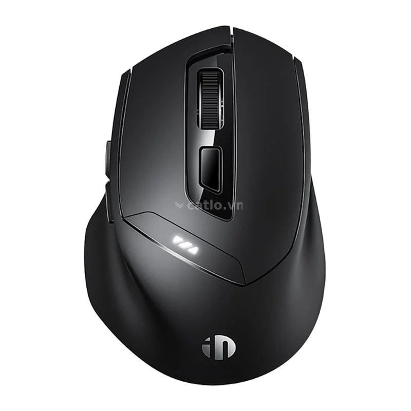 Chuột văn phòng INPHIC DR01 Chính Hãng | Wireless, Bluetooth, 1600 DPI, 83g, Đen – ảnh 1