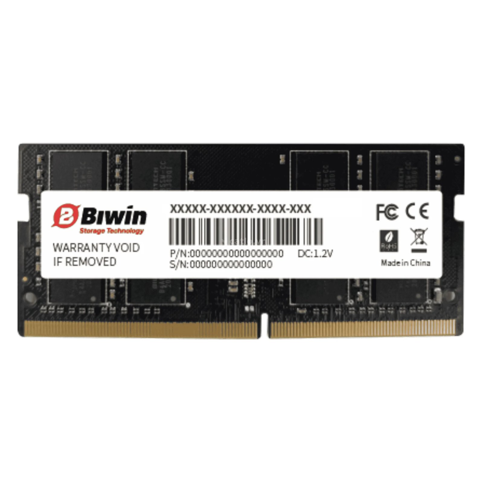 RAM Laptop Biwin RS100 16GB DDR4 3200MHz SODIMM (BMS41632SD-S22BG) | (1x16GB), 3200MHz, SODIMM – ảnh 1