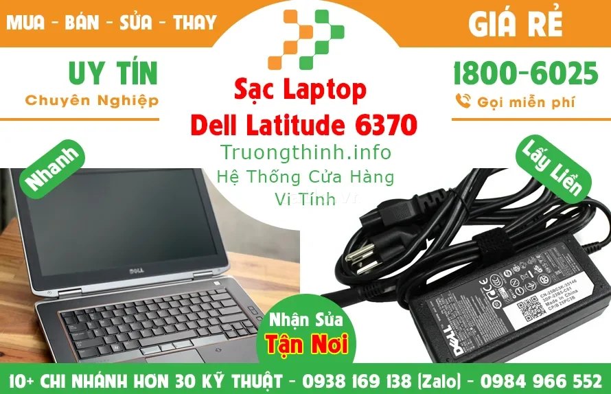 Sạc Laptop Dell Latitude 6370 – ảnh 1