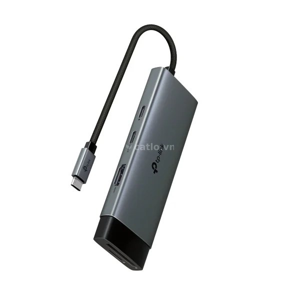 Hub USB Type-C 7 cổng (7 in 1) TP-Link (UH7020C) | 1× HDMI 4K 60Hz, 1× PD 100W, 1× SD + 1× microSD… – ảnh 1