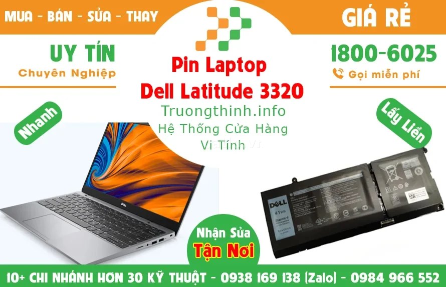 Pin Laptop Dell Latitude 3320 – ảnh 1