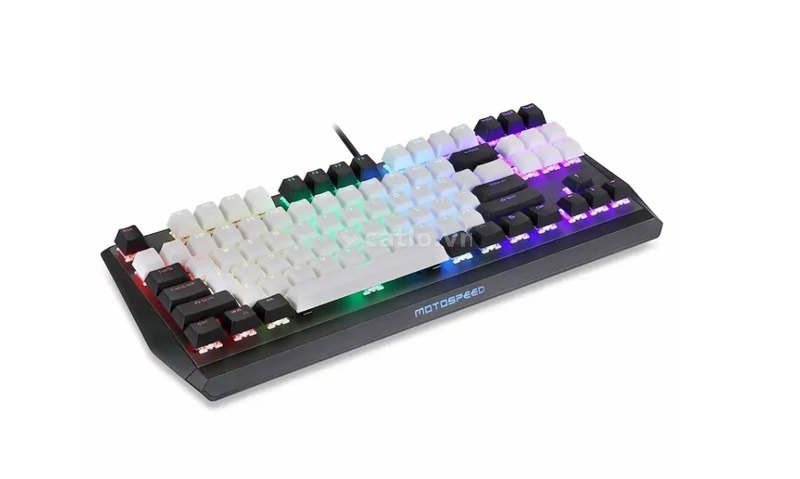Bàn phím cơ Motospeed CK73 Wired (TKL 87 phím, RGB, Switch Outemu Blue, hot-swap) – ảnh 1