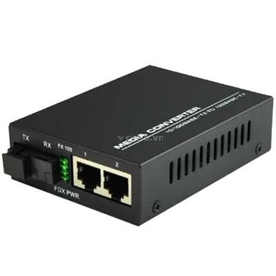 Converter Quang HDtec 2 cổng RJ45 Lan 100 Mbps – ảnh 1