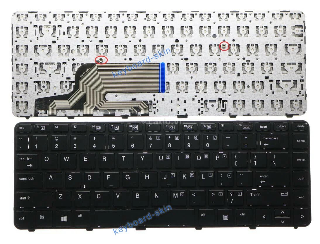 Bàn phím laptop HP ProBook 430 G3, 430 G4, 440 G3, 440 G4, 445 G3, 445 G4, 640 G2, 645 G2, 640 G3… – ảnh 1