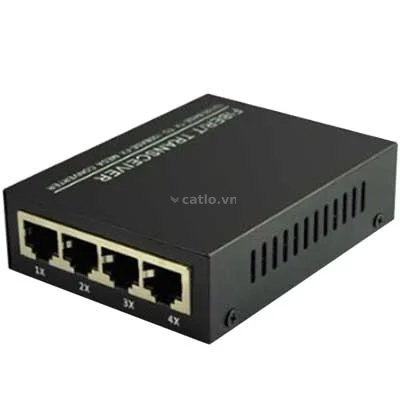 Converter Quang HDtec 4 cổng RJ45 Lan 100 Mbps – ảnh 1