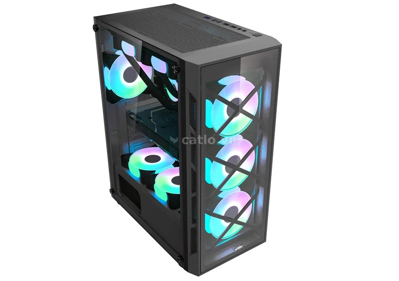 Case MIK TN10 (3 FAN GALAXY RGB) – ảnh 1