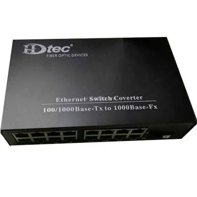 Converter Quang HDtec 16 cổng RJ45 Lan 1G – ảnh 1
