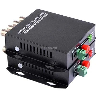 Converter Quang HDtec 4 Port BNC Video + RS485 Data – ảnh 1