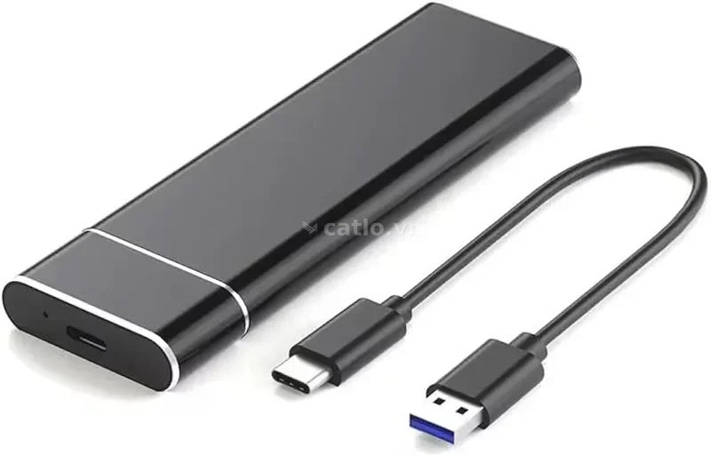 Box M2 NVMe Đầu usb 3.0 - Type-C Vỏ Nhôm Cao Cấp – ảnh 1