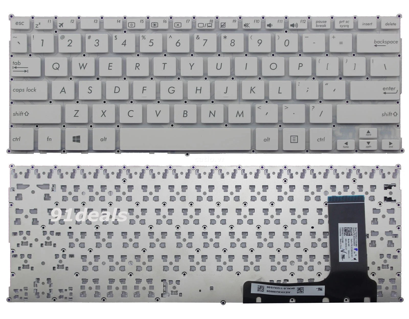 Bàn phím laptop Asus Eeebook E202S, E202SA, E202M, E202MA, E203N, E203M, TP200, E205, E205S màu… – ảnh 1