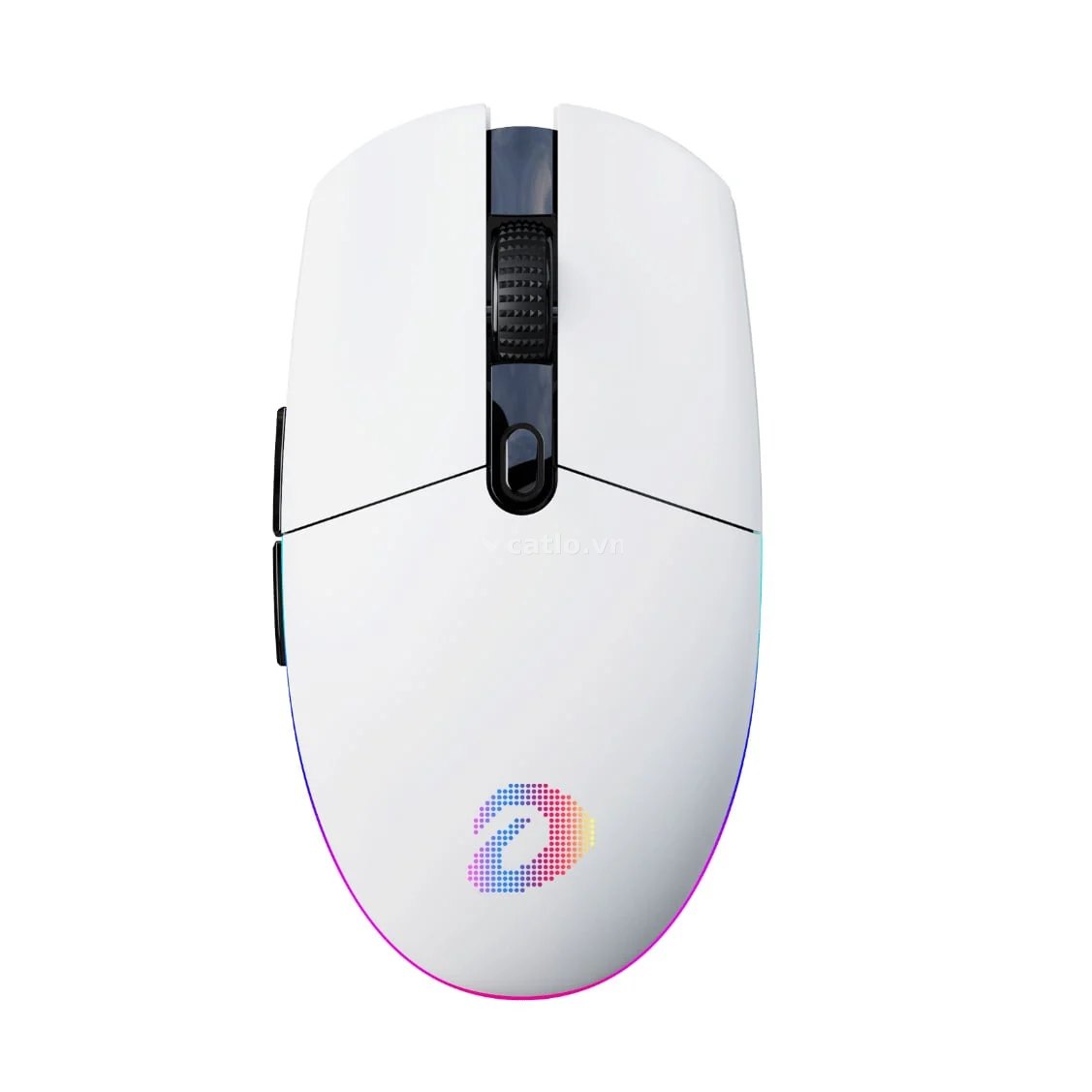 Chuột gaming DareU EM911T | 3 mode, 8000 DPI, 72g, Trắng – ảnh 1