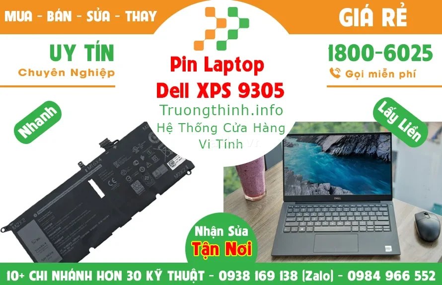 Pin Laptop Dell XPS 9305 – ảnh 1