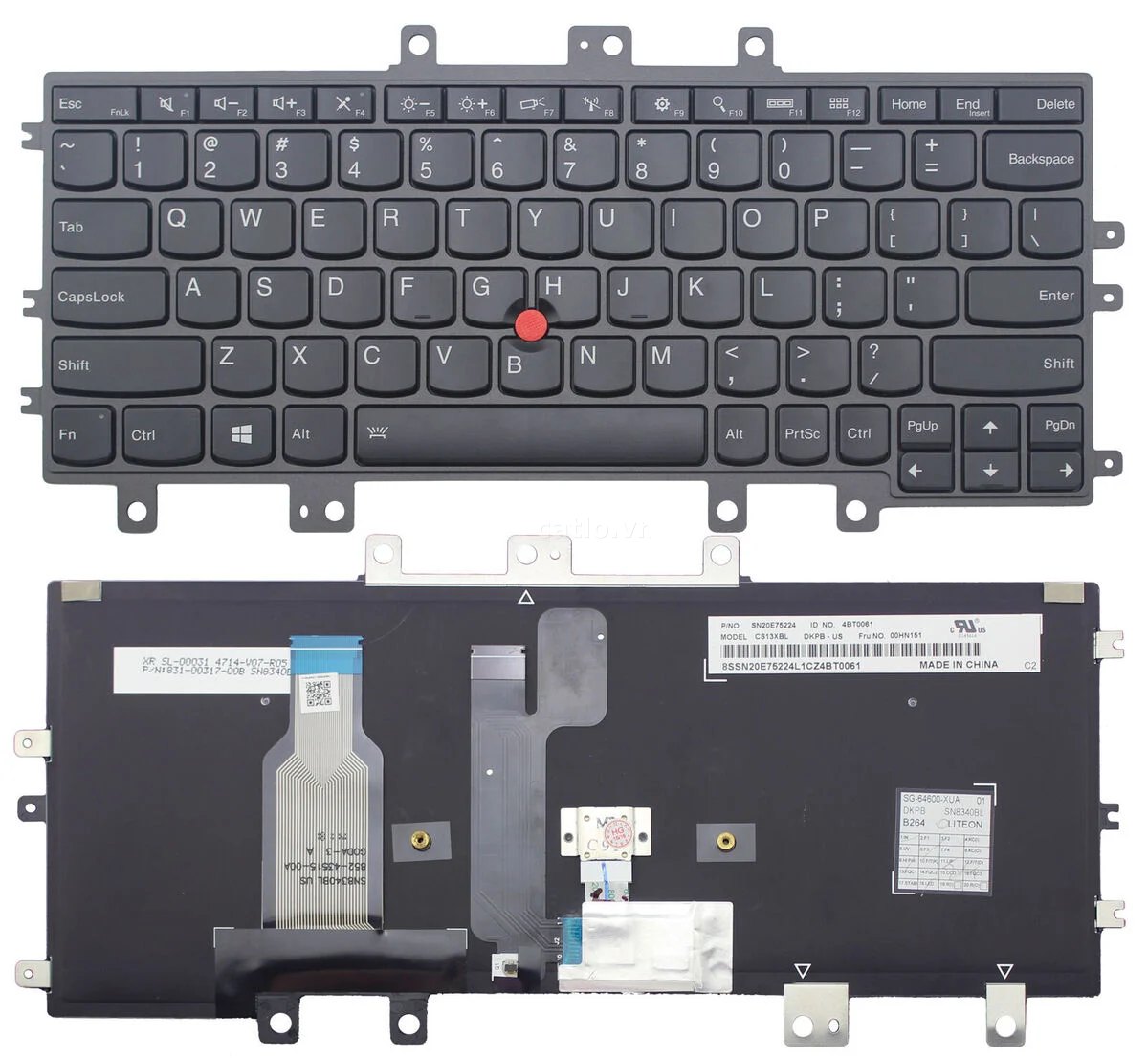 Bàn phím laptop Lenovo Thinkpad Helix Gen 2 20CG 20CH (Có chuột, Renew, BH 6TH) – ảnh 1