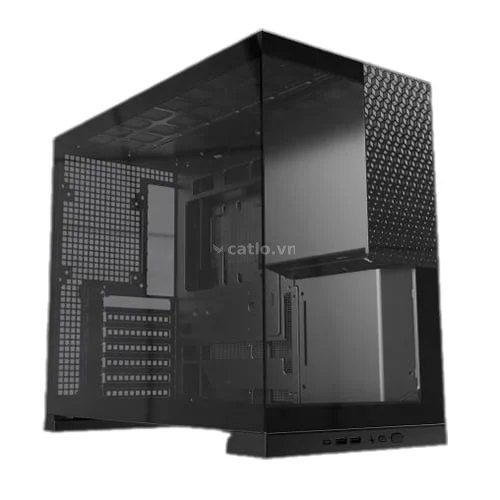 Thùng máy Leopard AX-1 ATX (Không Kèm Fan) - Đen – ảnh 1