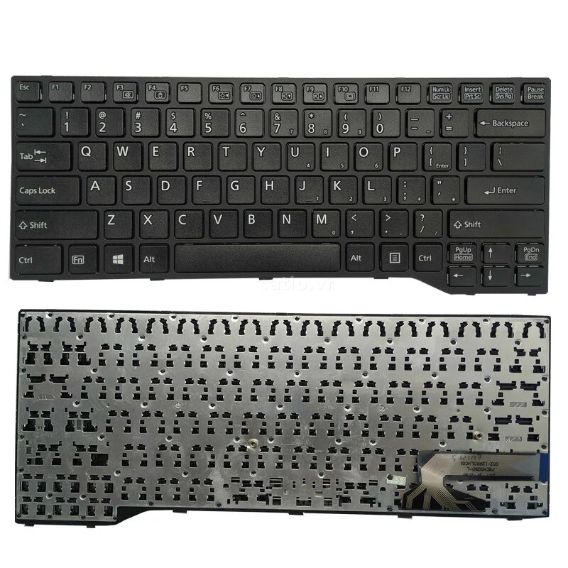 Bàn phím laptop Fujitsu Lifebook E544, E733, E734, E743, E744, E547 không phím số (RENEW, BH 6TH) – ảnh 1