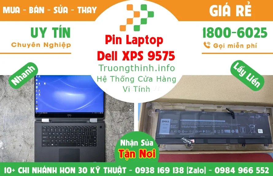 Địa Điểm Bán Pin Laptop Dell XPS 9575 – ảnh 1
