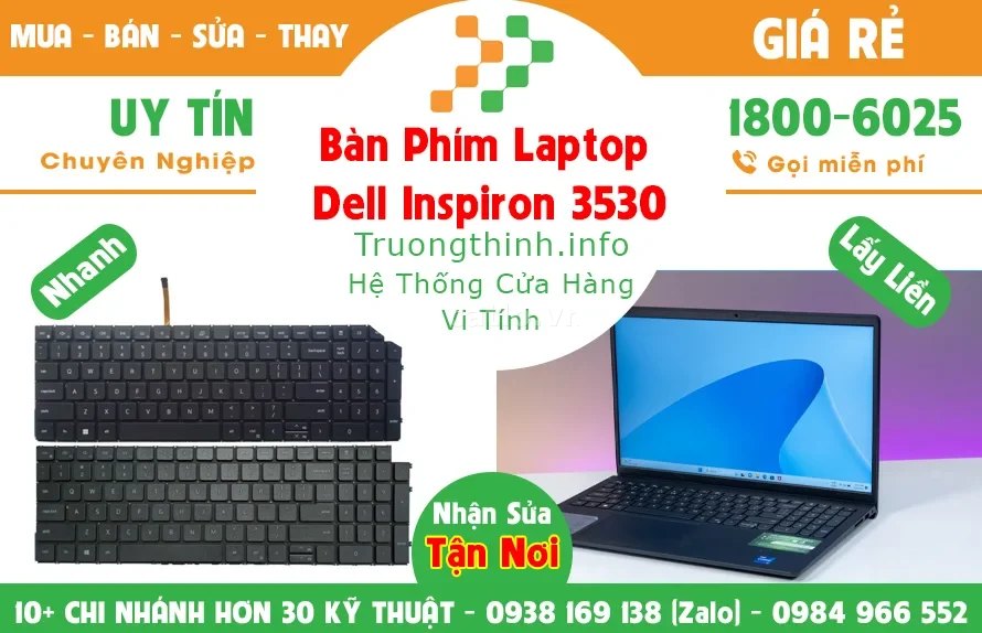 Bàn Phím Laptop Dell Inspiron 3530 – ảnh 1