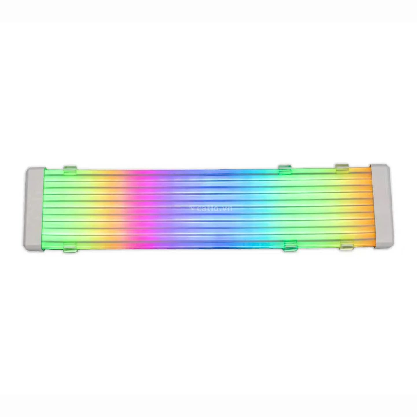 Cáp Leopard Trang Trí PC Led ARGB 24 Pin Main - Trắng – ảnh 1