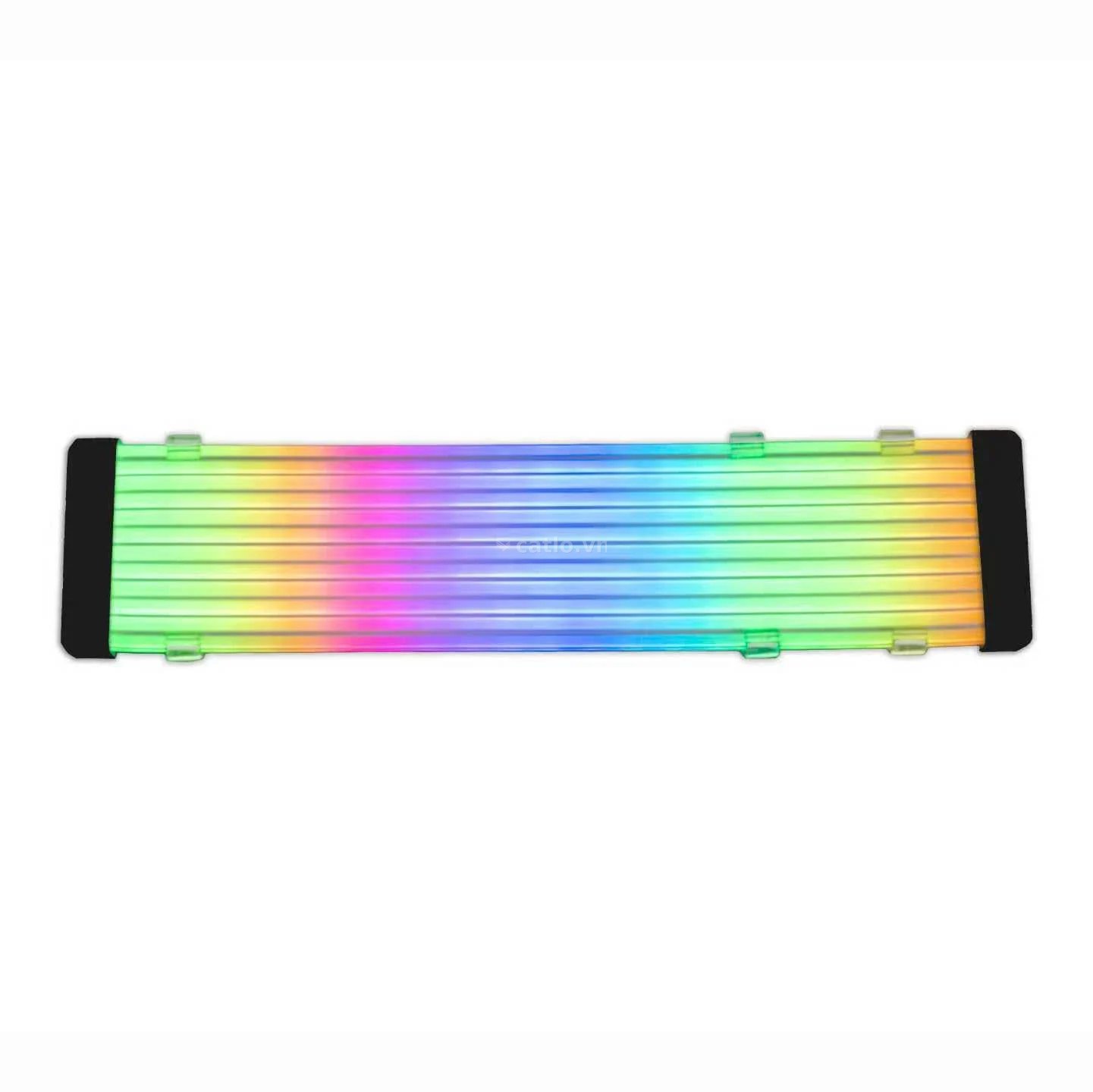 Cáp Leopard Trang Trí PC Led ARGB 24 Pin Main - Đen – ảnh 1