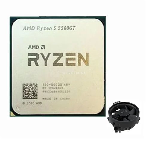 CPU AMD Ryzen 5 5500GT Tray - Nobox | AM4, 6 nhân/12 luồng, Max 4.4Ghz – ảnh 1