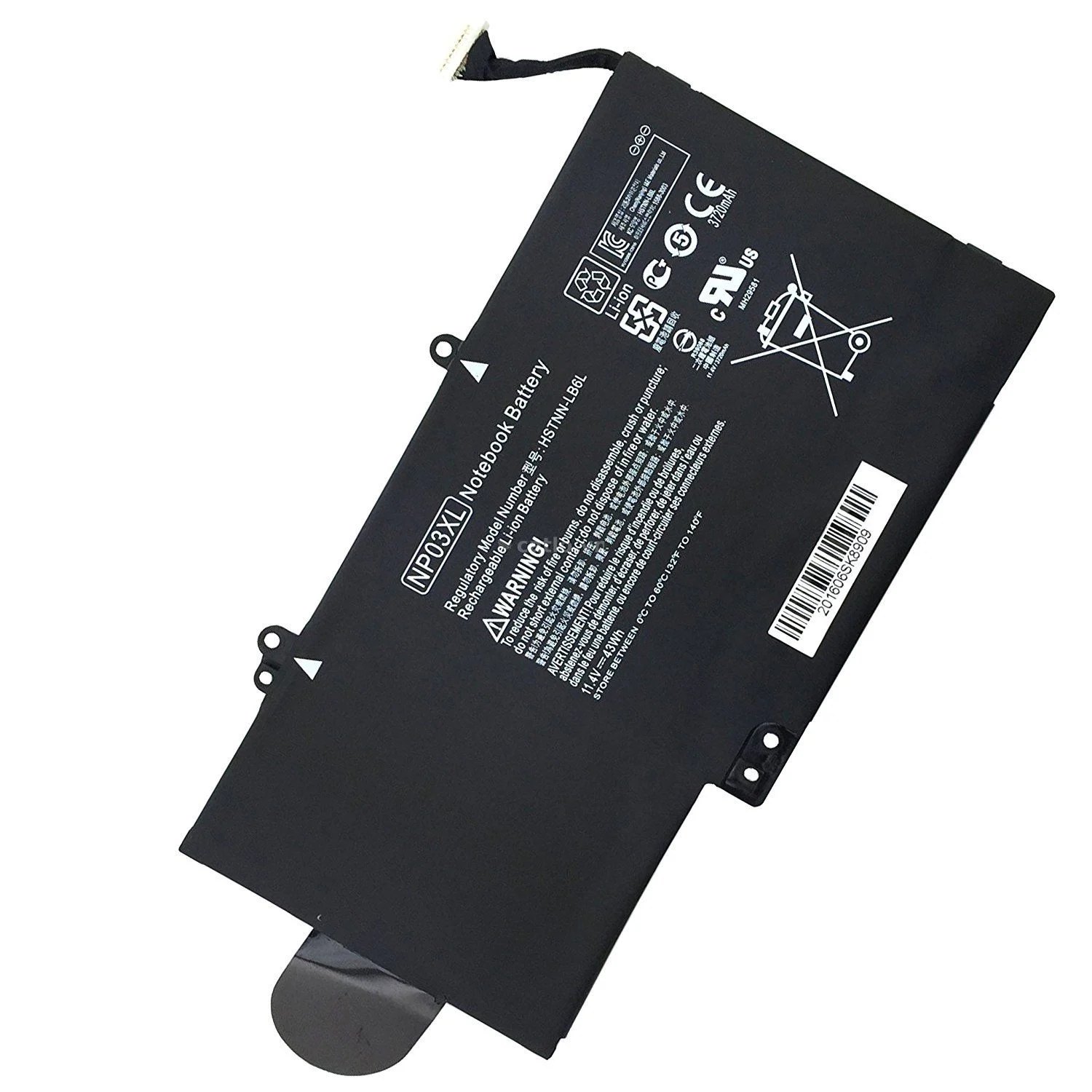 Pin laptop Pavilion x360 13-a000, 13-a010DX, 15-u000 series – NP03XL (3 cell) – ảnh 1