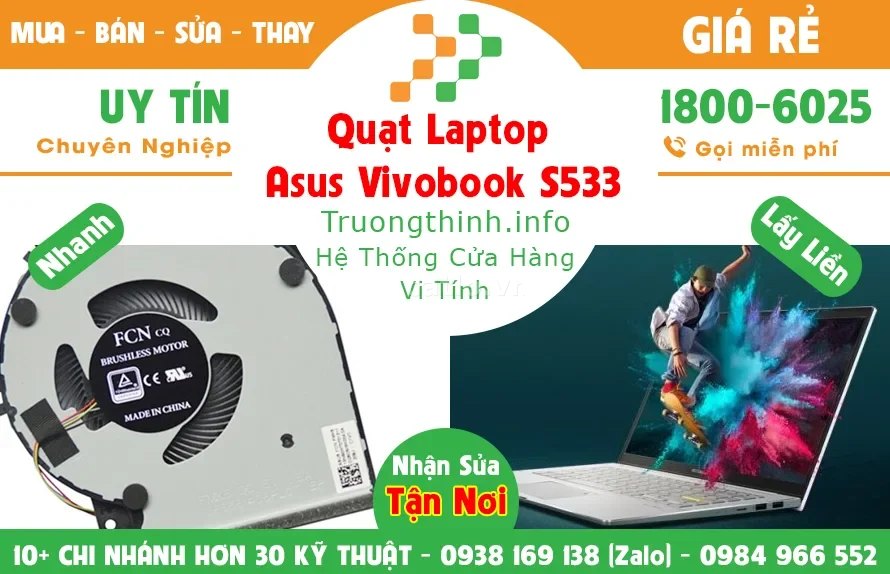 Quạt Laptop Asus Vivobook S533 – ảnh 1