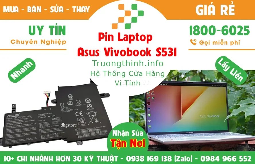 Pin Laptop Asus Vivobook S531 – ảnh 1