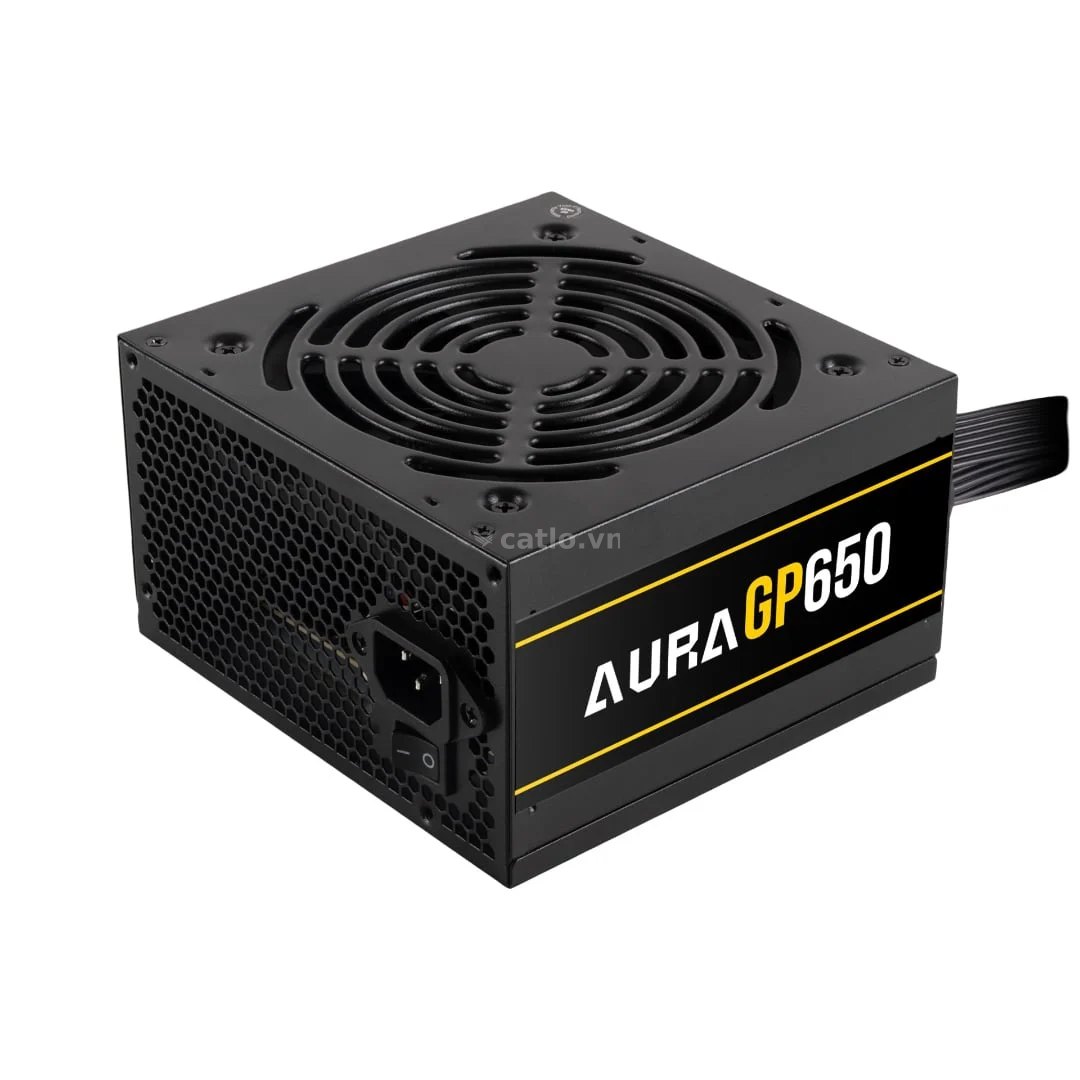 Nguồn máy tính Gamdias Aura GP650 650W ATX12V V2.4 - Đen | Non Modular, ATX – ảnh 1